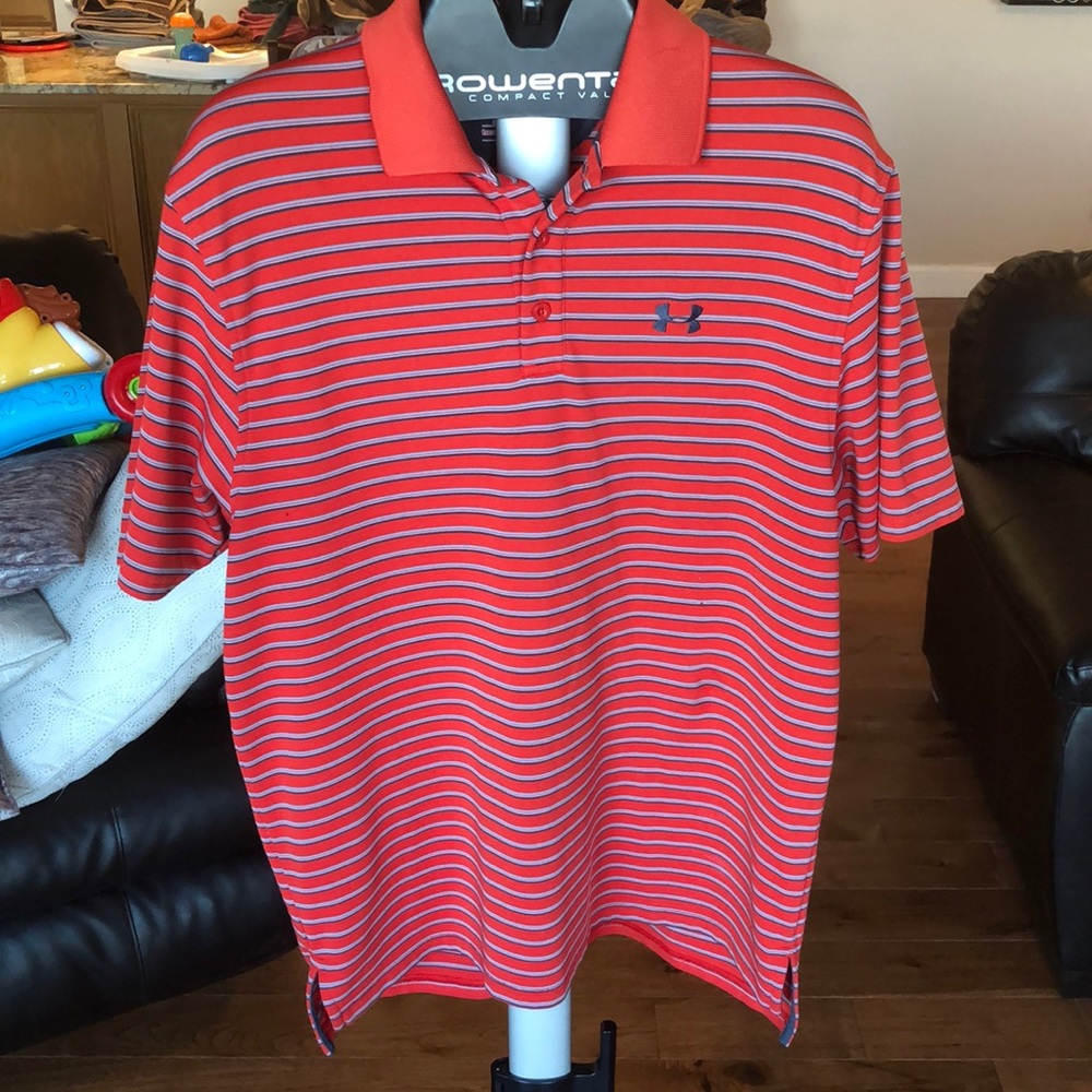 Under Armour Large Loose heat gear golf polo